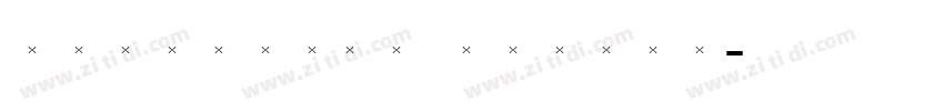 ArnhemTab Normal字体转换